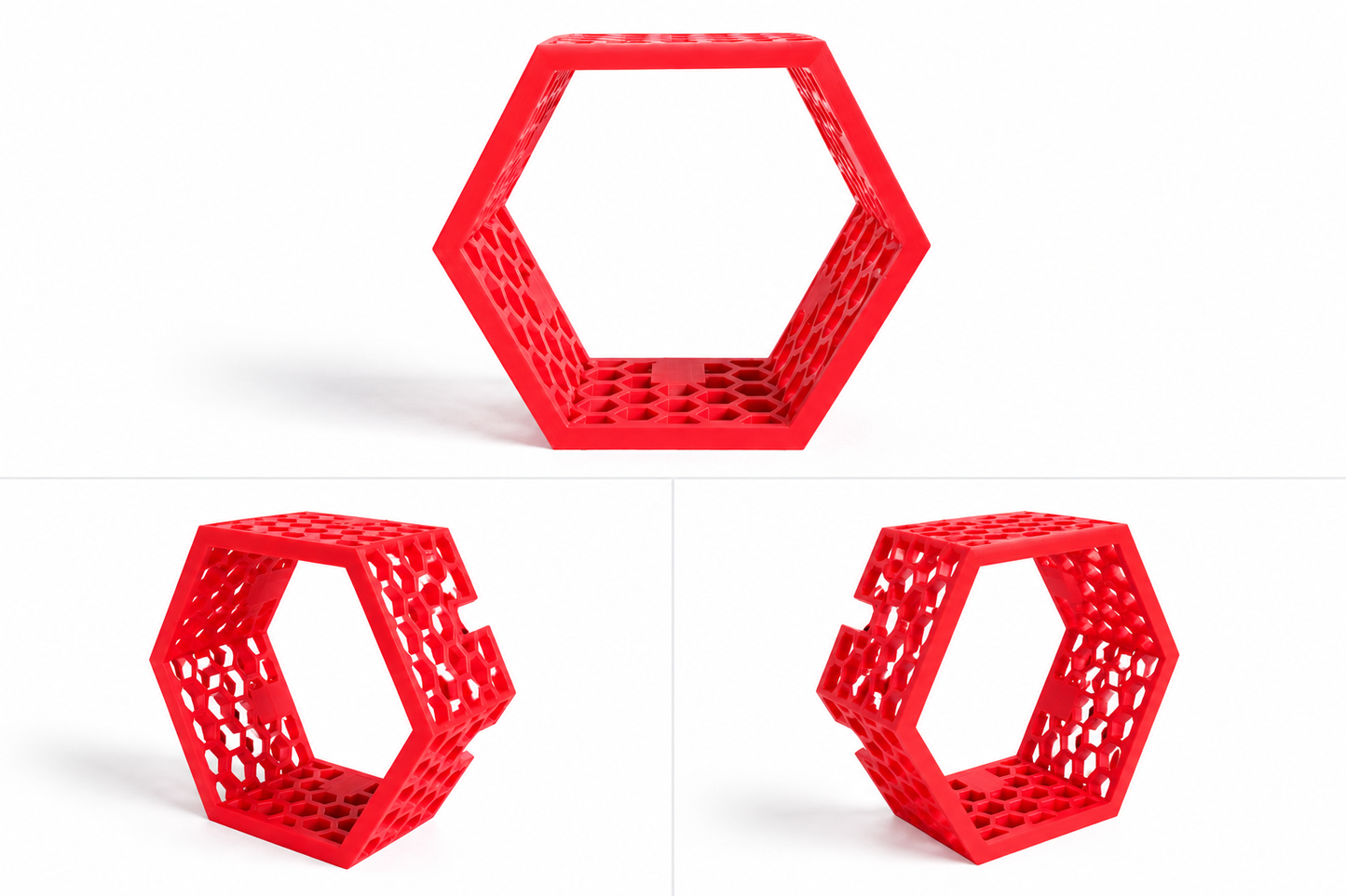 Modular Hexagon Toniebox Character Display Shelf