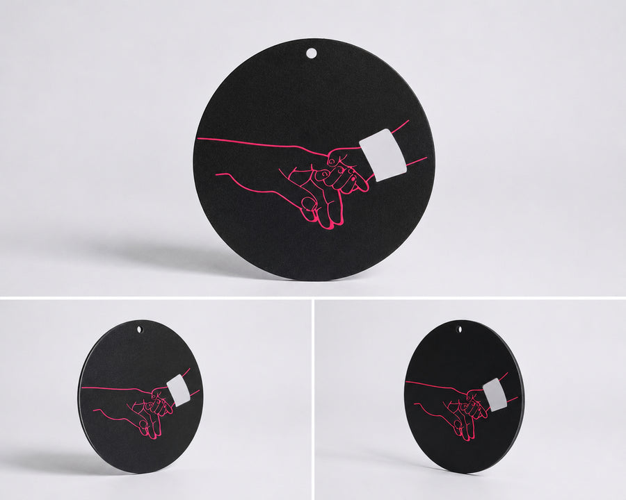 Newborn Hospital Tag Memory Stand