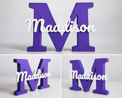 Personalised Name Stand – Custom Nursery Decoration